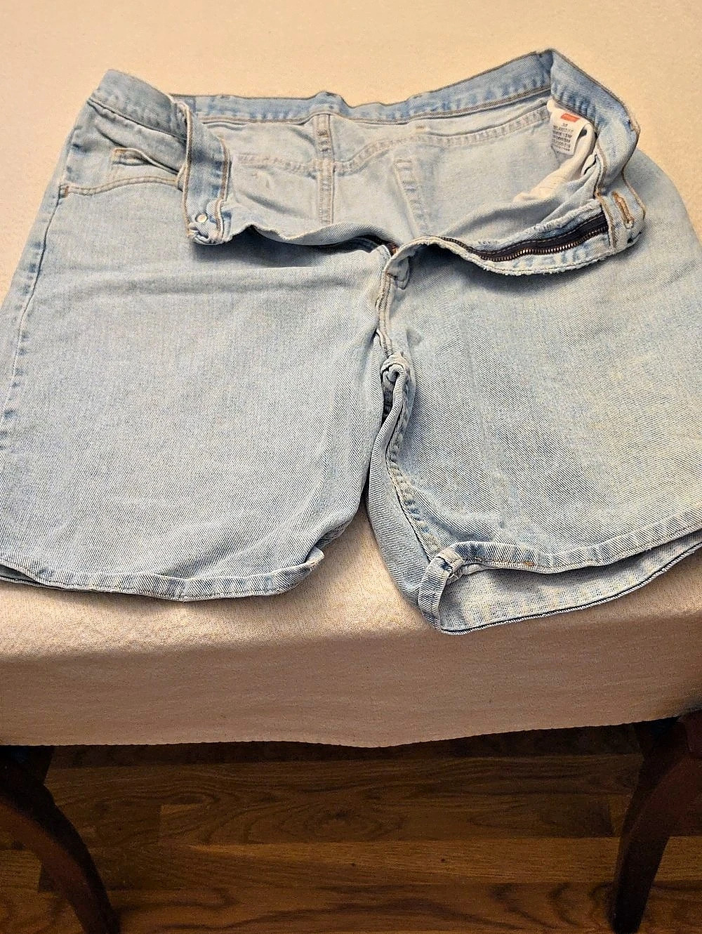 Wrangler Relaxed Fit Booty Up Denim Shorts Denim Jean Shorts Blue Size 3B